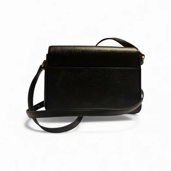 Michael Kors Jessie Black Leather Crossbody - Picture 2 of 5